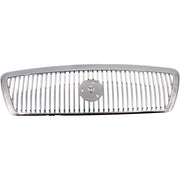 DURAFORCE Grille For 2003-2005 Mercury Grand Marquis Monotone Chrome Shell and Insert