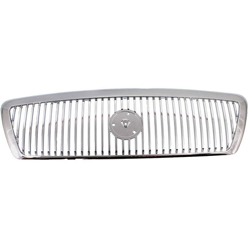 DURAFORCE Grille For 2003-2005 Mercury Grand Marquis Monotone Chrome Shell and Insert