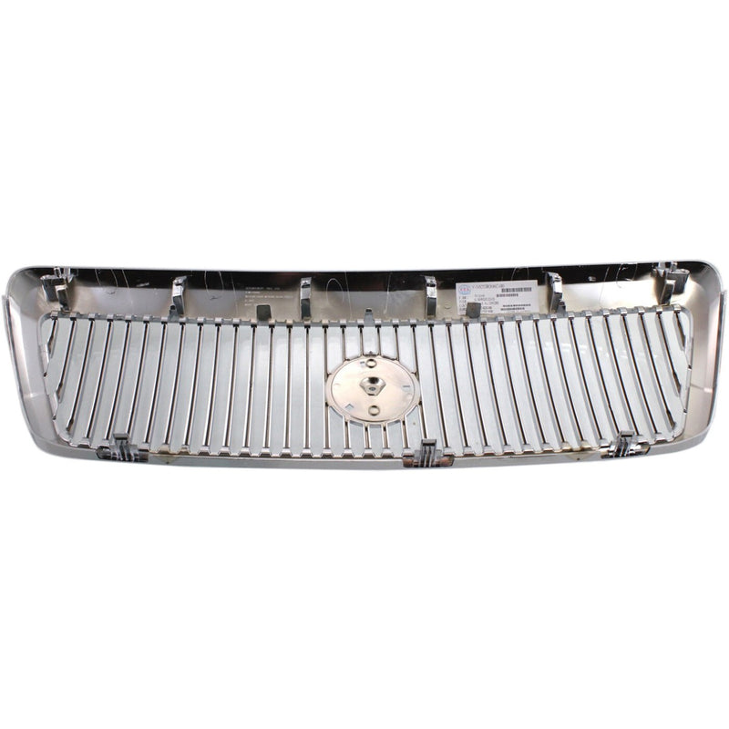DURAFORCE Grille For 2003-2005 Mercury Grand Marquis Monotone Chrome Shell and Insert
