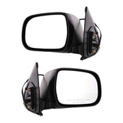 DURAFORCE Set Of 2 Mirror Power For 2005-2011 Toyota Tacoma Manual Folding Textured Black