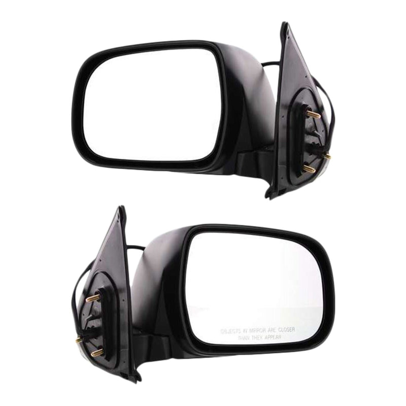 DURAFORCE Set Of 2 Mirror Power For 2005-2011 Toyota Tacoma Manual Folding Textured Black