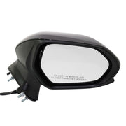 DURAFORCE Mirror For 2018-2022 Toyota Camry Passenger Side Manual Fold Power Glass