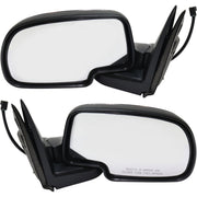 DURAFORCE Chrome Power Side View Mirrors Left & Right Pair Set for 99-02 Chevy GMC Truck