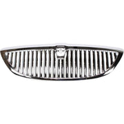 DURAFORCE Grille For 03-11 Lincoln Town Car Chrome Shell and Insert with emblem provision