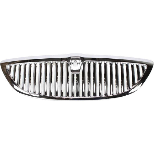 DURAFORCE Grille For 03-11 Lincoln Town Car Chrome Shell and Insert with emblem provision