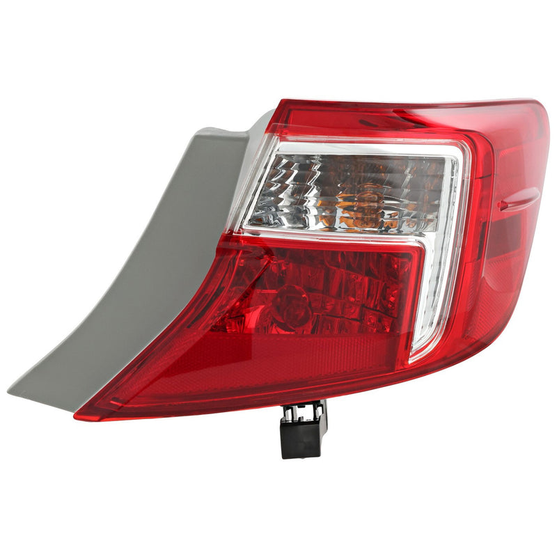 DURAFORCE Tail Light Assembly For 2012-2014 Toyota Camry Passenger Side Outer With Bulb