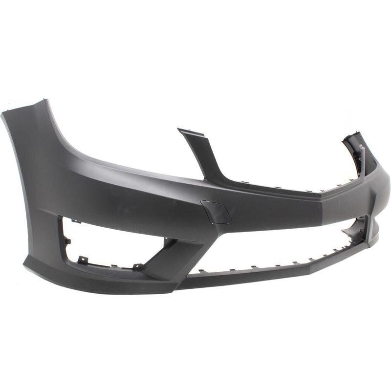 DURAFORCE Front Bumper Cover For 2012-2015 M Benz C250 w/ fog lamp holes 12-14 C300 Primed