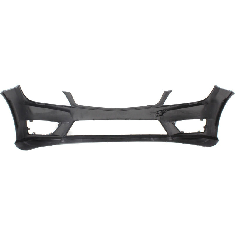 DURAFORCE Front Bumper Cover For 2012-2015 M Benz C250 w/ fog lamp holes 12-14 C300 Primed