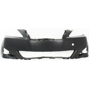 DURAFORCE Bumper Cover For 2006-08 Lexus IS250 / IS350 With Fog Light Holes Primed Front