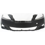 DURAFORCE Bumper Cover For 2006-08 Lexus IS250 / IS350 With Fog Light Holes Primed Front