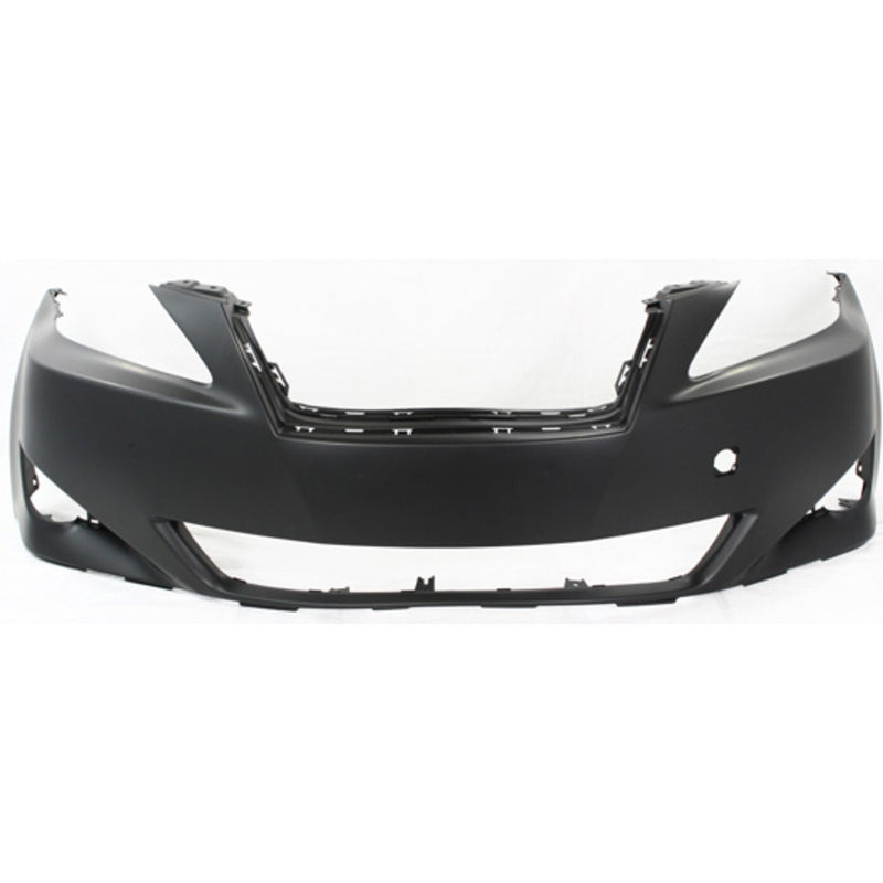 DURAFORCE Bumper Cover For 2006-08 Lexus IS250 / IS350 With Fog Light Holes Primed Front