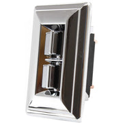 DURAFORCE Chrome Power Window Switch Pair Set of 2 for Chevy GMC Pontiac