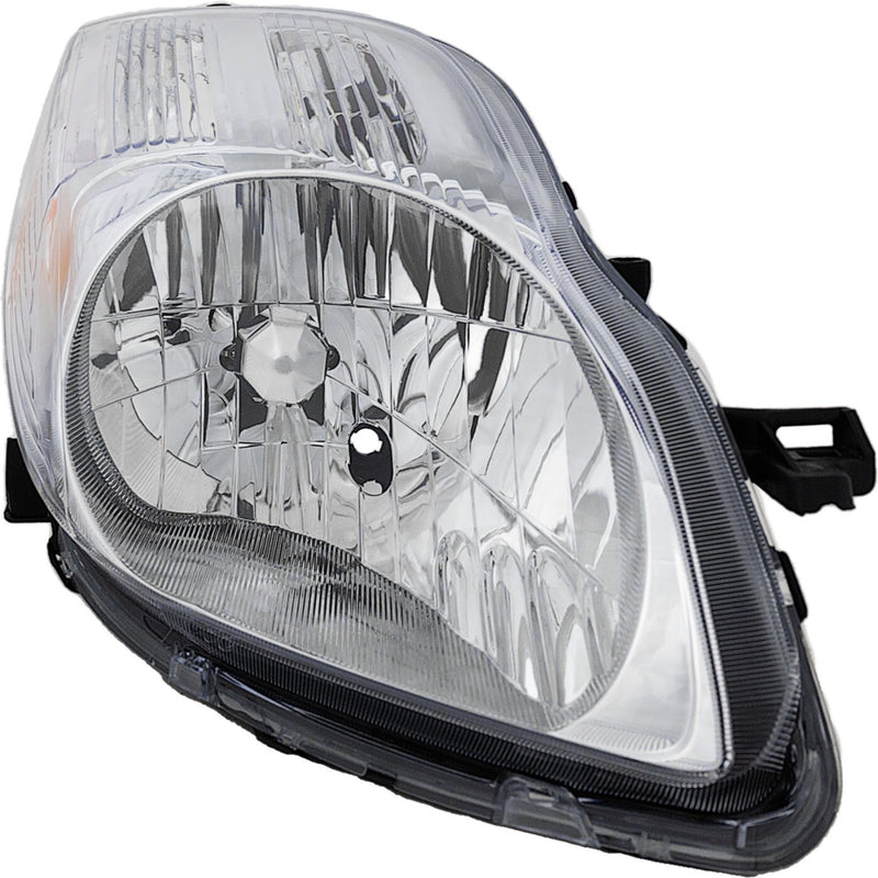 DURAFORCE Headlight Set For 2009-2011 Toyota Yaris Hatchback Assembly Driver and Passenger