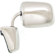 DURAFORCE Stainless Steel Manual Side View Mirrors LH & RH Pair Set for Chevy Truck