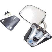 DURAFORCE Stainless Steel Manual Side View Mirrors LH & RH Pair Set for Chevy Truck