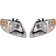 DURAFORCE Halogen Headlight Set For 2001-2007 Dodge Grand Caravan w/ Bulb(s) Pair