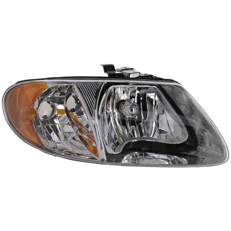 DURAFORCE Halogen Headlight Set For 2001-2007 Dodge Grand Caravan w/ Bulb(s) Pair