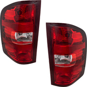 DURAFORCE Tail Light Set For 2007-2013 Chevrolet Silverado 1500 Left and Right With Bulb