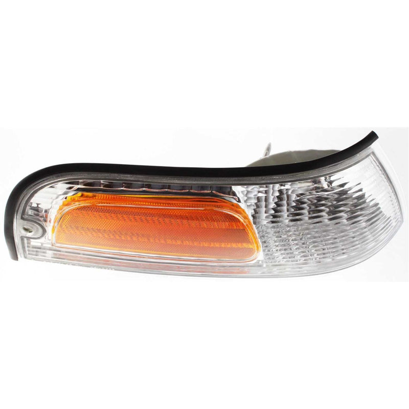 DURAFORCE Headlights Headlamps and Corner Parking Lights For 1998-2011 Ford Crown Victoria