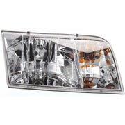 DURAFORCE Headlights Headlamps and Corner Parking Lights For 1998-2011 Ford Crown Victoria