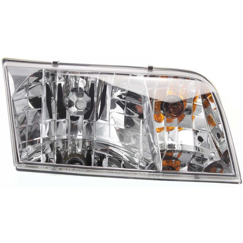 DURAFORCE Headlights Headlamps and Corner Parking Lights For 1998-2011 Ford Crown Victoria