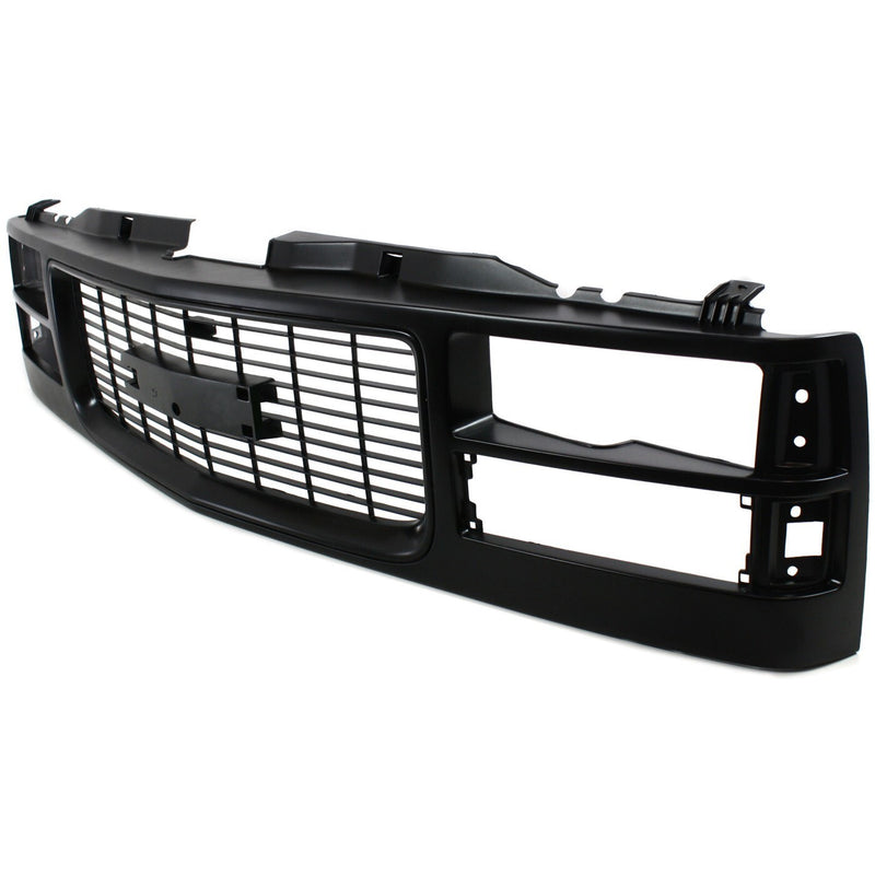 DURAFORCE Grille Assembly Cross Bar Insert Black For 1994-2000 GMC C2500 C3500 C3500 K2500