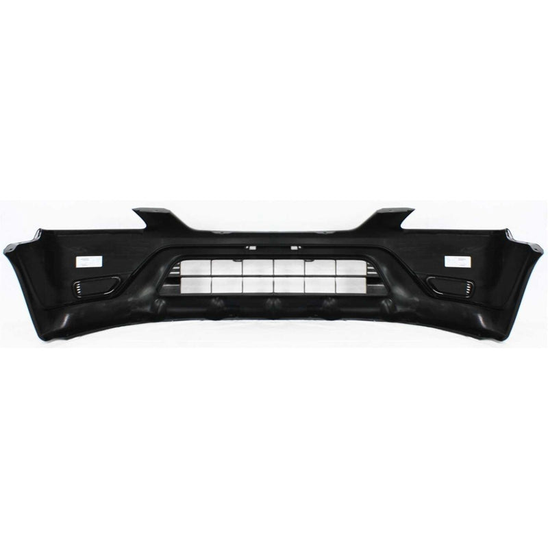 DURAFORCE NEW - Black Textured Front Bumper Cover Replacement For 2002-2004 Honda CRV CR-V