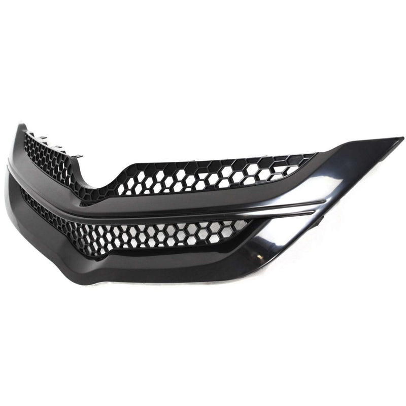 DURAFORCE Grille For 2007-2008 Toyota Yaris Sedan Upper Textured Black Plastic