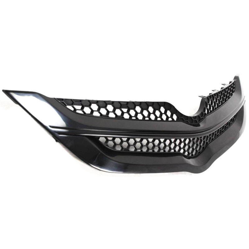DURAFORCE Grille For 2007-2008 Toyota Yaris Sedan Upper Textured Black Plastic