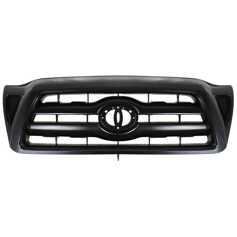 DURAFORCE Grille For 2005-2011 Toyota Tacoma Black Shell Plastic Paint to Match