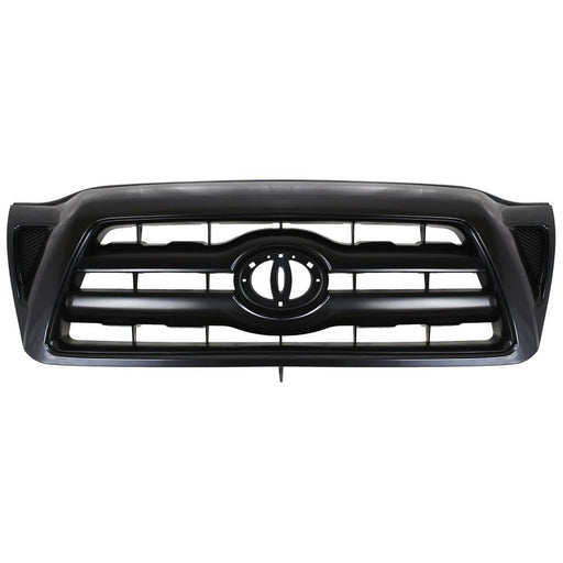 DURAFORCE Grille For 2005-2011 Toyota Tacoma Black Shell Plastic Paint to Match