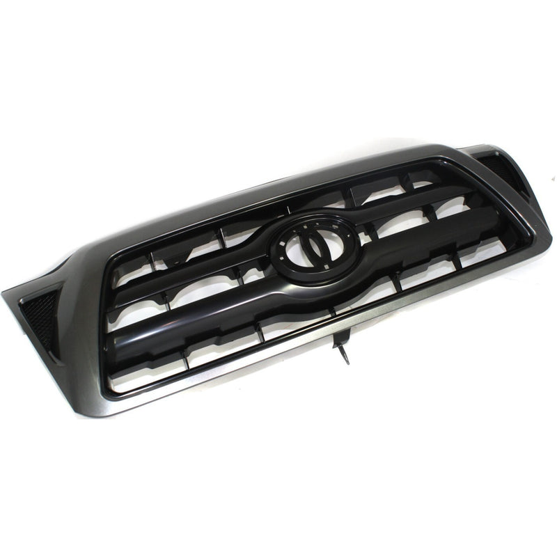 DURAFORCE Grille For 2005-2011 Toyota Tacoma Black Shell Plastic Paint to Match