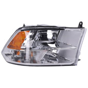 DURAFORCE Headlight For 13-18 Ram 1500 2500 3500 19-24 Ram 1500 Classic Right Side Chrome