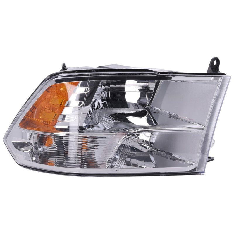 DURAFORCE Headlight For 13-18 Ram 1500 2500 3500 19-24 Ram 1500 Classic Right Side Chrome