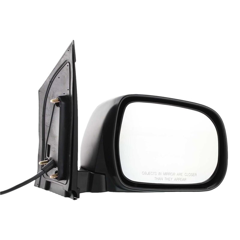 DURAFORCE Power Mirror For 2004-10 Toyota Sienna Passenger Side Textured Black Non-Heated