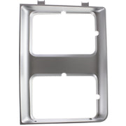 DURAFORCE New Headlight Doors/Bezels Set of 2 Driver & Passenger Side Chevy Silver Pair