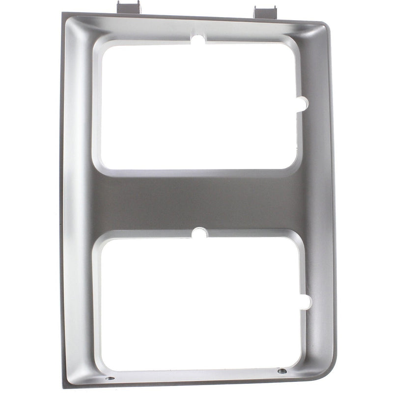 DURAFORCE New Headlight Doors/Bezels Set of 2 Driver & Passenger Side Chevy Silver Pair