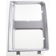 DURAFORCE New Headlight Doors/Bezels Set of 2 Driver & Passenger Side Chevy Silver Pair