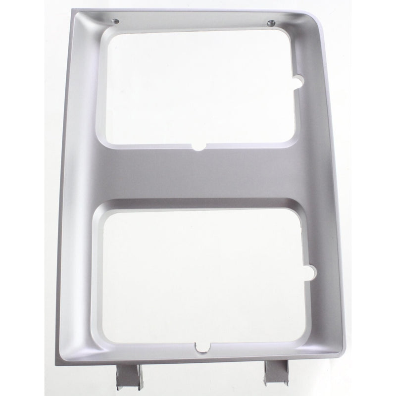 DURAFORCE New Headlight Doors/Bezels Set of 2 Driver & Passenger Side Chevy Silver Pair