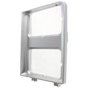 DURAFORCE New Headlight Doors/Bezels Set of 2 Driver & Passenger Side Chevy Silver Pair