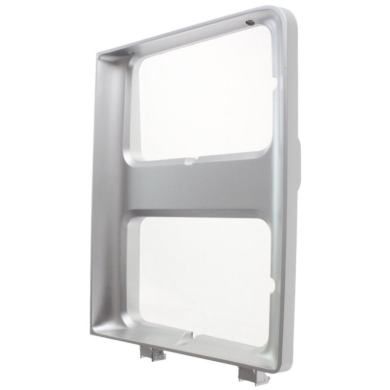 DURAFORCE New Headlight Doors/Bezels Set of 2 Driver & Passenger Side Chevy Silver Pair