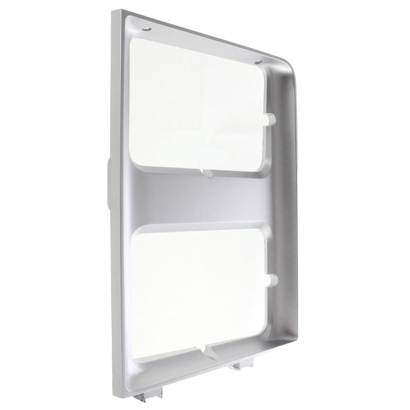 DURAFORCE New Headlight Doors/Bezels Set of 2 Driver & Passenger Side Chevy Silver Pair