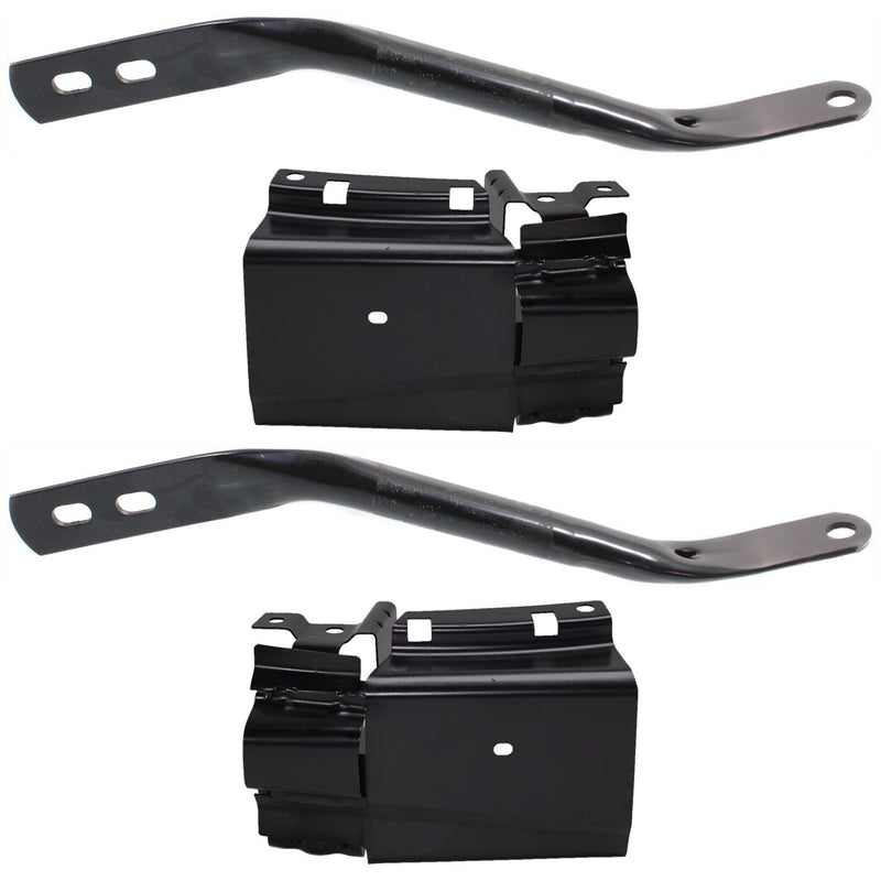 DURAFORCE Bumper Face Bar Brackets Retainer Mounting Braces Set of 4 for Chevy SaVana 2500