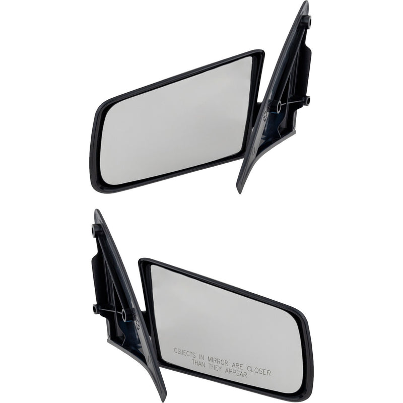 DURAFORCE S10 S15 Pickup Truck & S10 Blazer S15 Jimmy Set of Side Manual Textured Mirrors