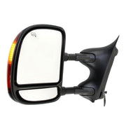 DURAFORCE Tow Mirror For 2002 2005 2007 Ford F-250 Super Duty Driver Side Power Heated