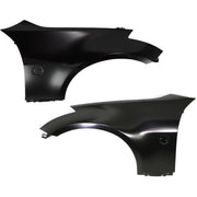 DURAFORCE Fender Set For 2003-2009 Nissan 350Z Front Primed Steel w/ Emblem Provision Pair