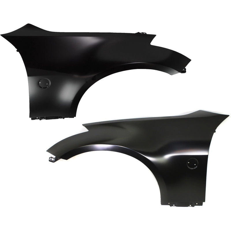 DURAFORCE Fender Set For 2003-2009 Nissan 350Z Front Primed Steel w/ Emblem Provision Pair