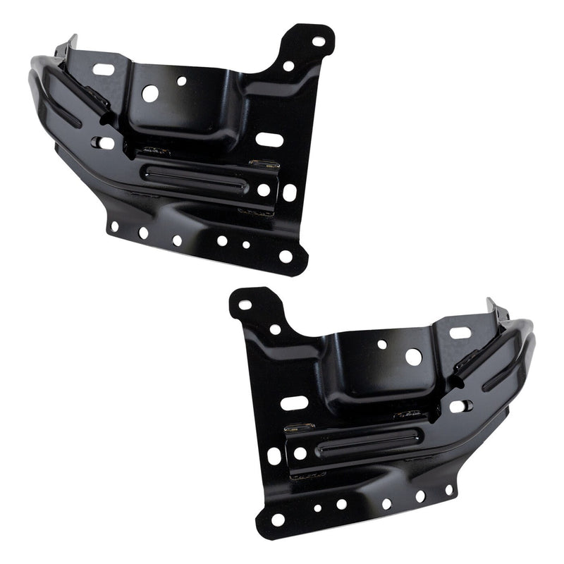 DURAFORCE Bumper Face Bar Brackets Retainer Mounting Braces Set of 2 for F150 Truck Pair