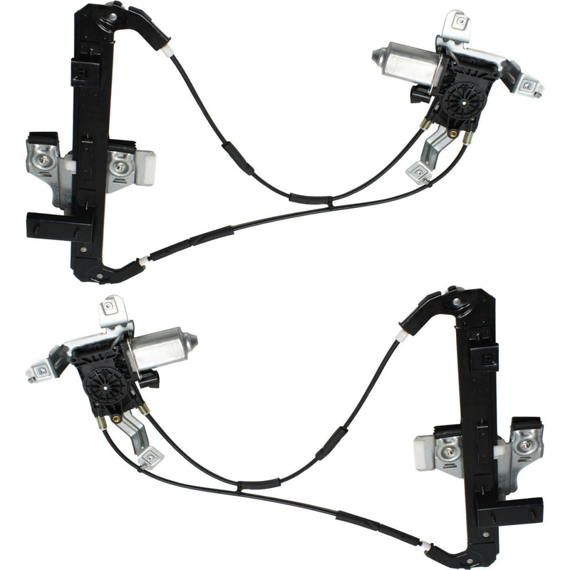 DURAFORCE Power Window Regulator Set For 2000-2006 Chevrolet Tahoe Rear with Motor
