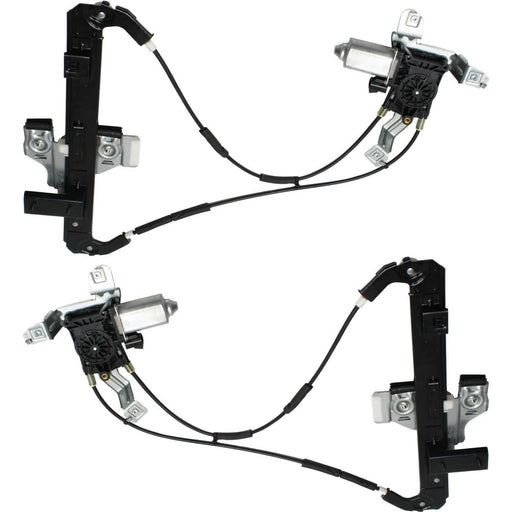 DURAFORCE Power Window Regulator Set For 2000-2006 Chevrolet Tahoe Rear with Motor